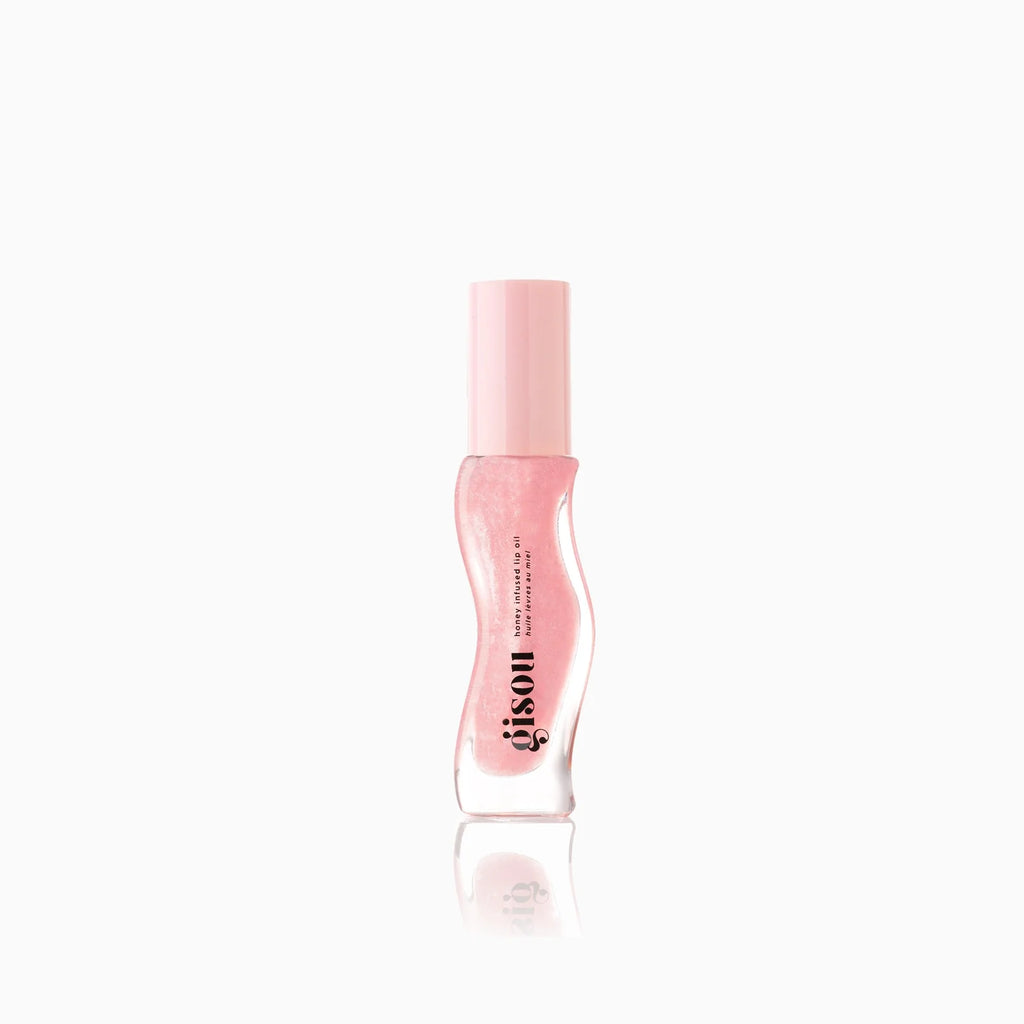 Gisou Honey Infused Lip Oil bottle and applicator