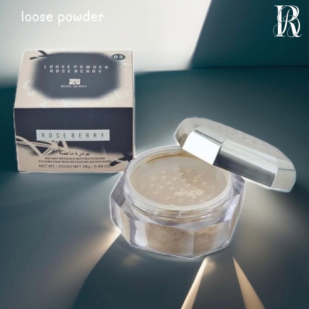 Rose Berry - Superfine & Weightless Loose Setting Powder