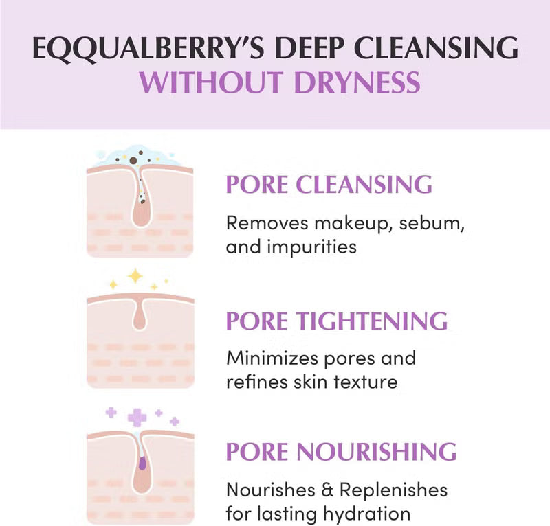 EQQUALBERRY Purple Rice Pore Smoothing Cleansing Oil 200ml