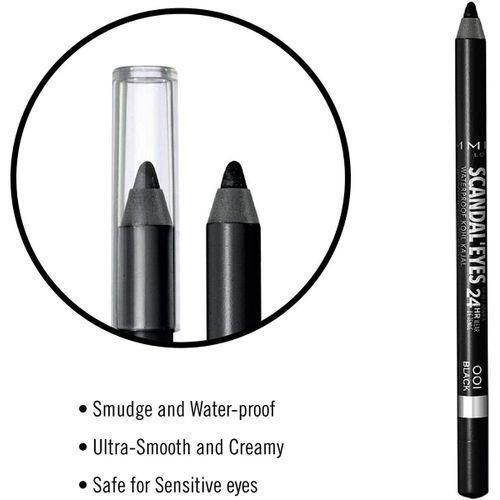 Rimmel London - Scandaleyes Waterproof Kohl Kajal Pencil Eyeliner 1.3g 001 Black