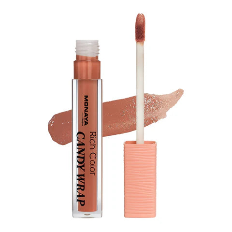Candy Wrap Lip Gloss, 12 Shades, High Shine & Moisturizing, 4.5ml - G012