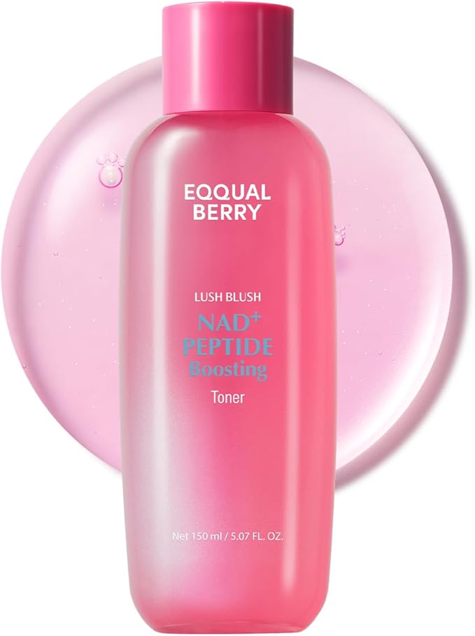 EQQUALBERRY Lush Blush NAD+ Peptide Boosting Toner 150ml