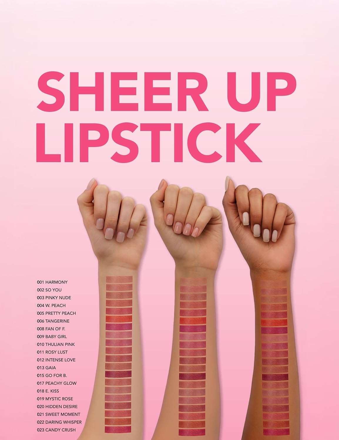 Flormar Sheer Up Lipstick
