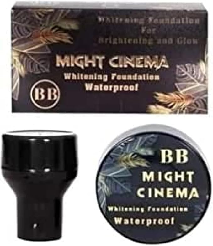 Might Cinema - Foundation, Whitening Foundation For Brightening & Glow, Model - 2594