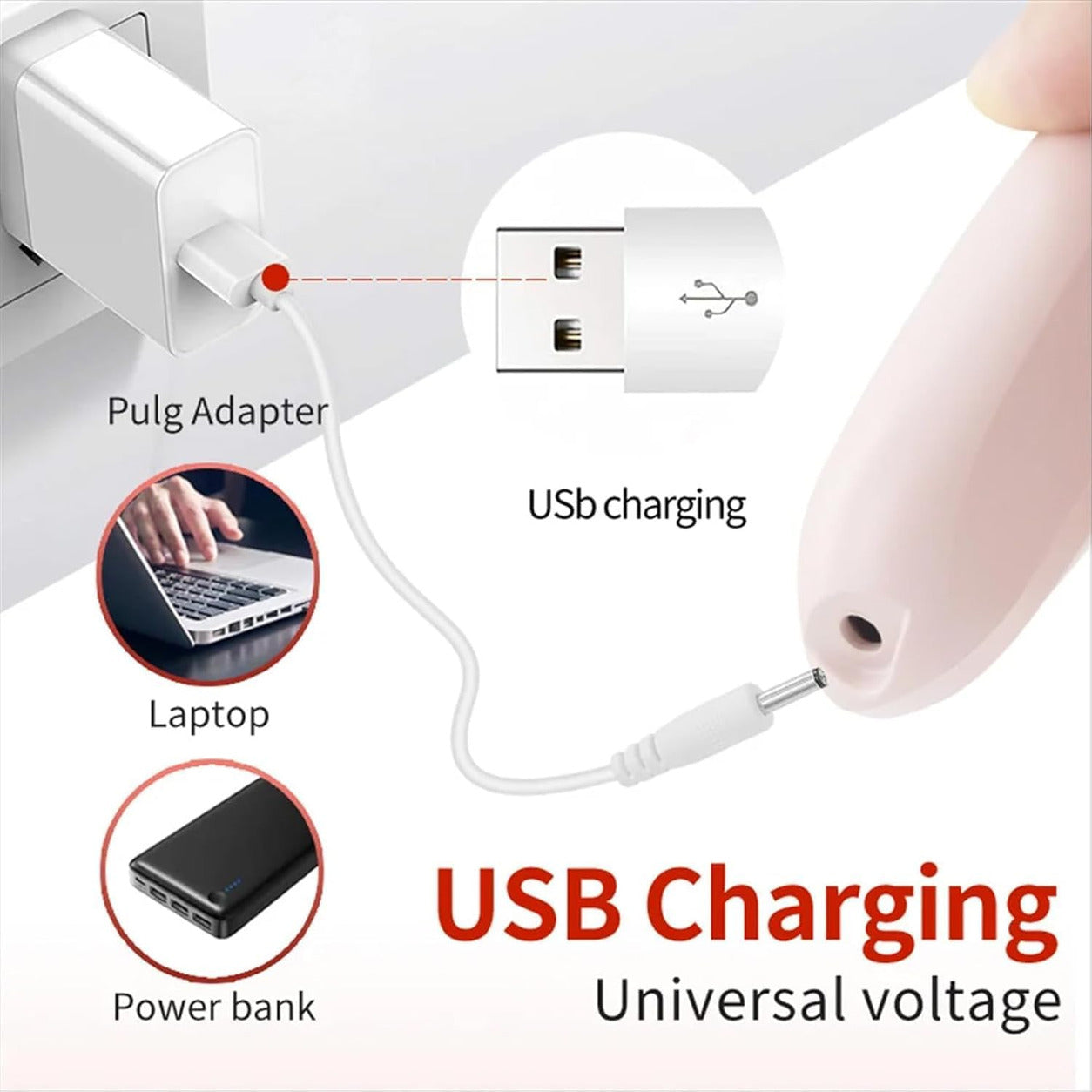 USB Rechargeable Electric Foot File