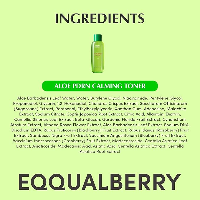 EQQUALBERRY Aloe PDRN Calming Toner 150ml
