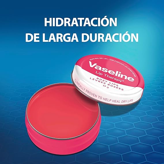 Vaseline - Lip Therapy Rosy Lips, Rose and Almond Oil