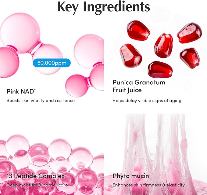 EQQUALBERRY Lush Blush NAD+ Peptide Boosting Cream 50ml