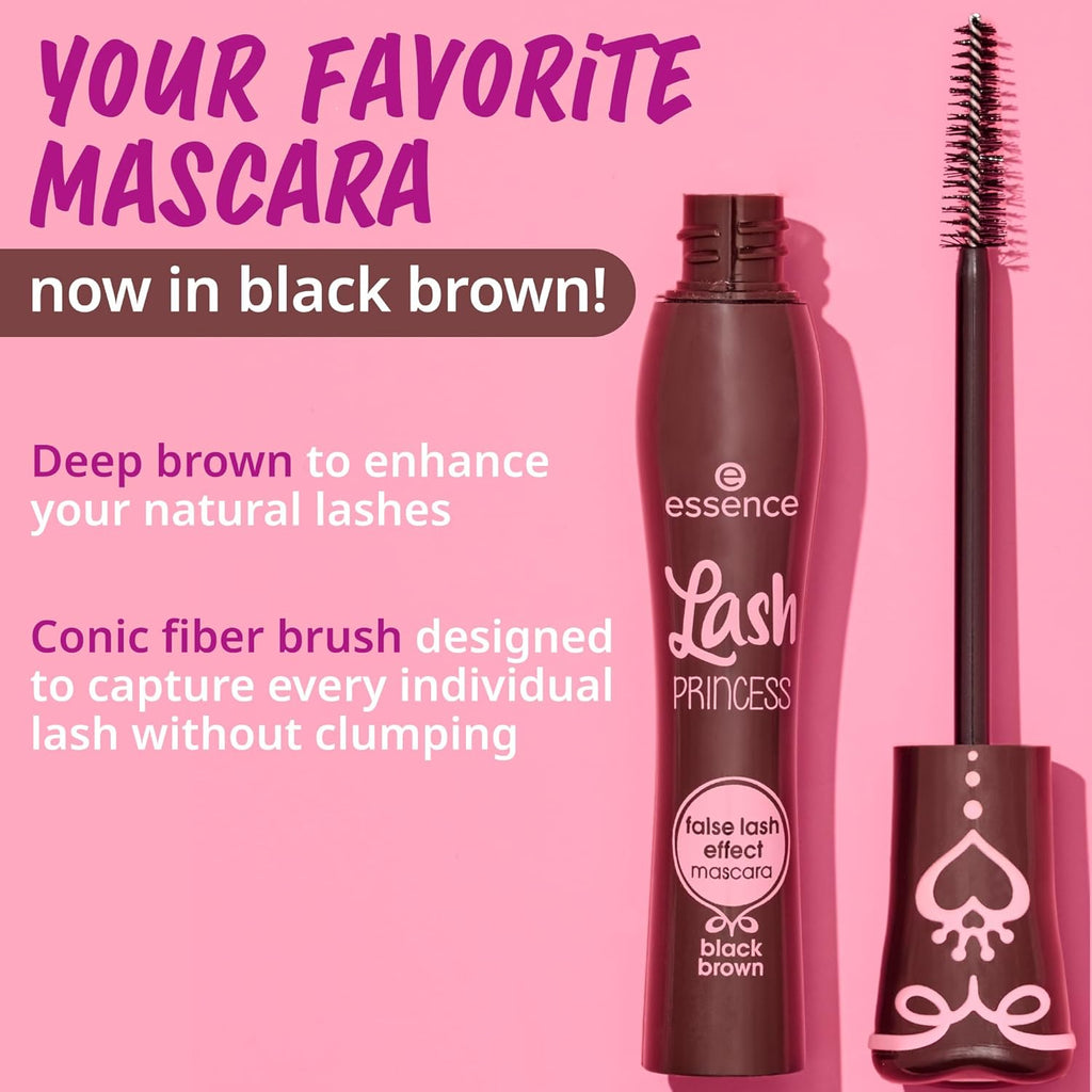 Essence Lash Princess False Lash Effect Mascara, Black Brown, 12 ml