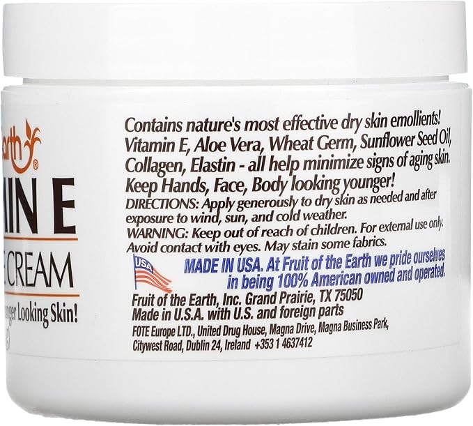 Fruit Of The Earth Vitamin E Cream 113g
