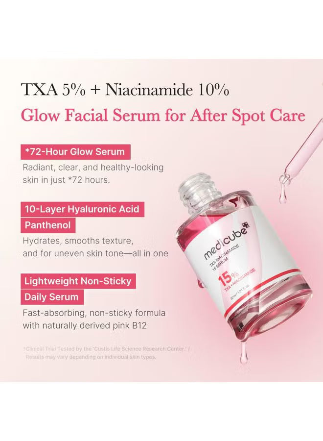 Medicube TXA Niacinamide 15% Glow Facial Serum 30ml