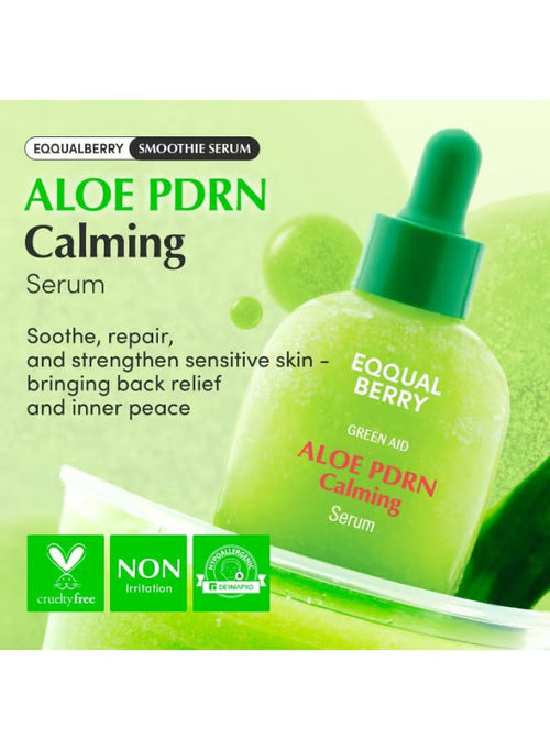 EQQUALBERRY Green Aid Aloe PDRN Calming Serum 30ml