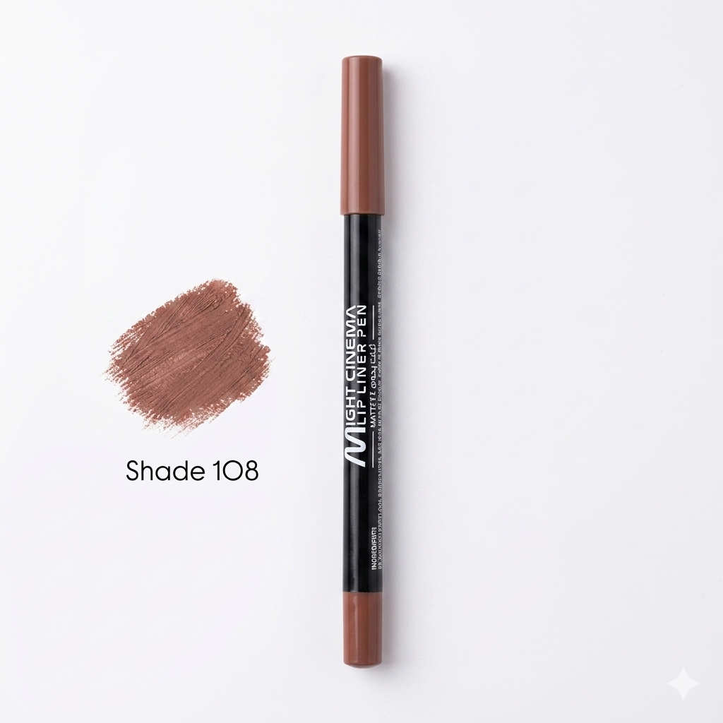 Might Cinema - lip liner pen 24 hour stability super stay matte and smooth liner