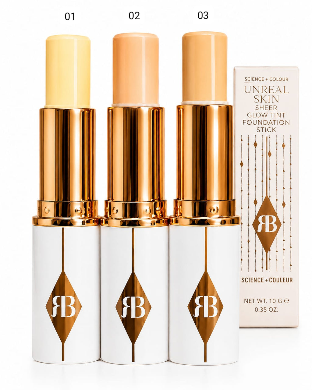 RoseBerry foundation stick glow finish