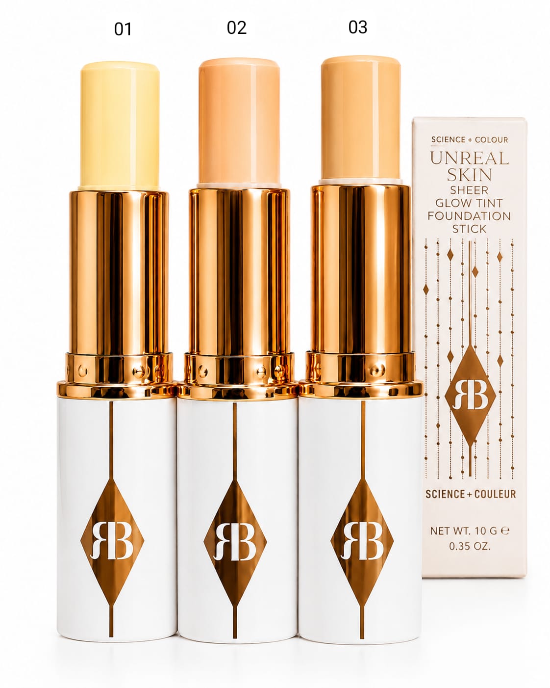 RoseBerry foundation stick glow finish