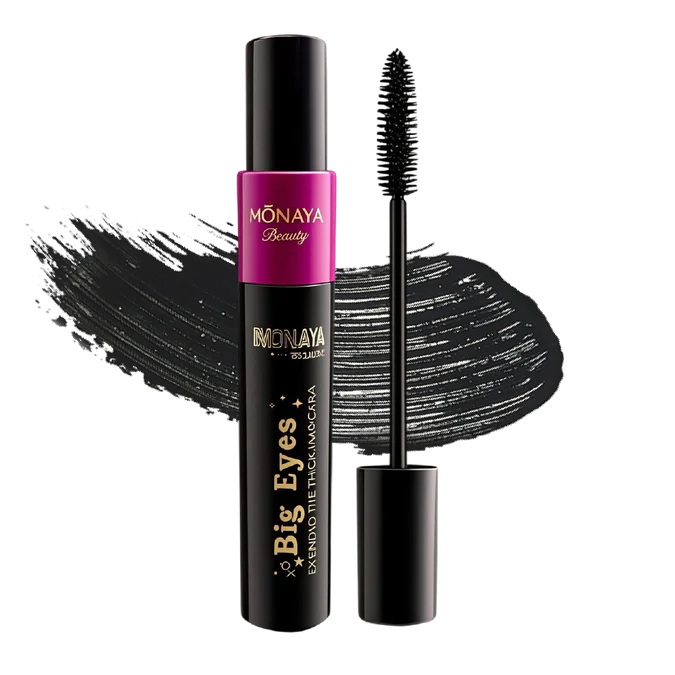 Big Eyes Lengthening Mascara, Zero-Smudge Long Wear, Black - M006