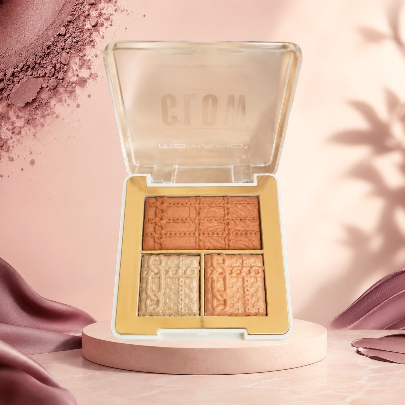 Msyaho - Teracotta Glow Palette Blush & Hightlighter