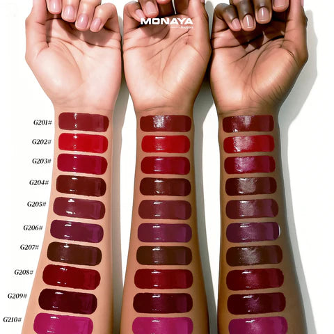 Long-Wear Colored Tint Lip Gloss Candy Wrap Rich Color Lip Gloss-Hydrate & Volumize - G002