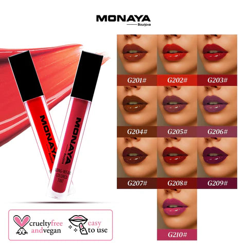 Long-Wear Colored Tint Lip Gloss Candy Wrap Rich Color Lip Gloss-Hydrate & Volumize - G002