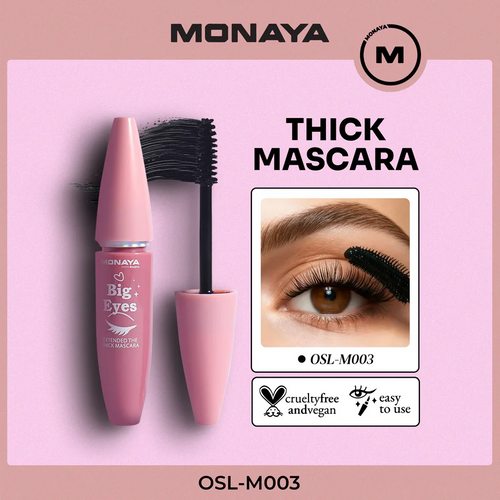 Big Eyes Extended The Thick Mascara, Long-Lasting Zero-Smudge Lengthening Mascara M201# - M003