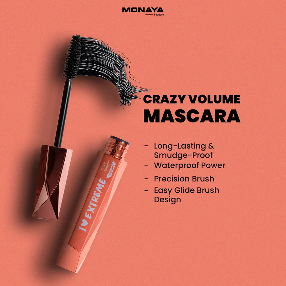 I Love Extreme Crazy Volume Mascara, Zero-Smudge Lengthening Mascara ( M102 ) # - M004
