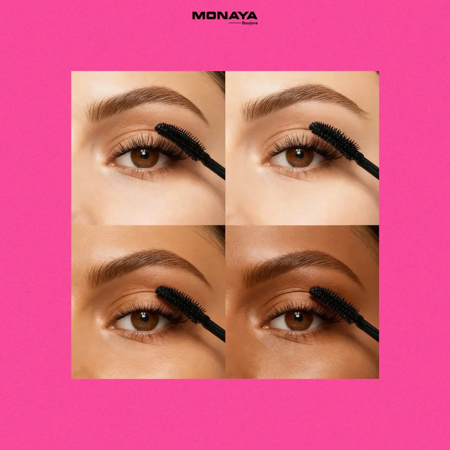 Big Eyes Lengthening Mascara, Zero-Smudge Long Wear, Black - M006