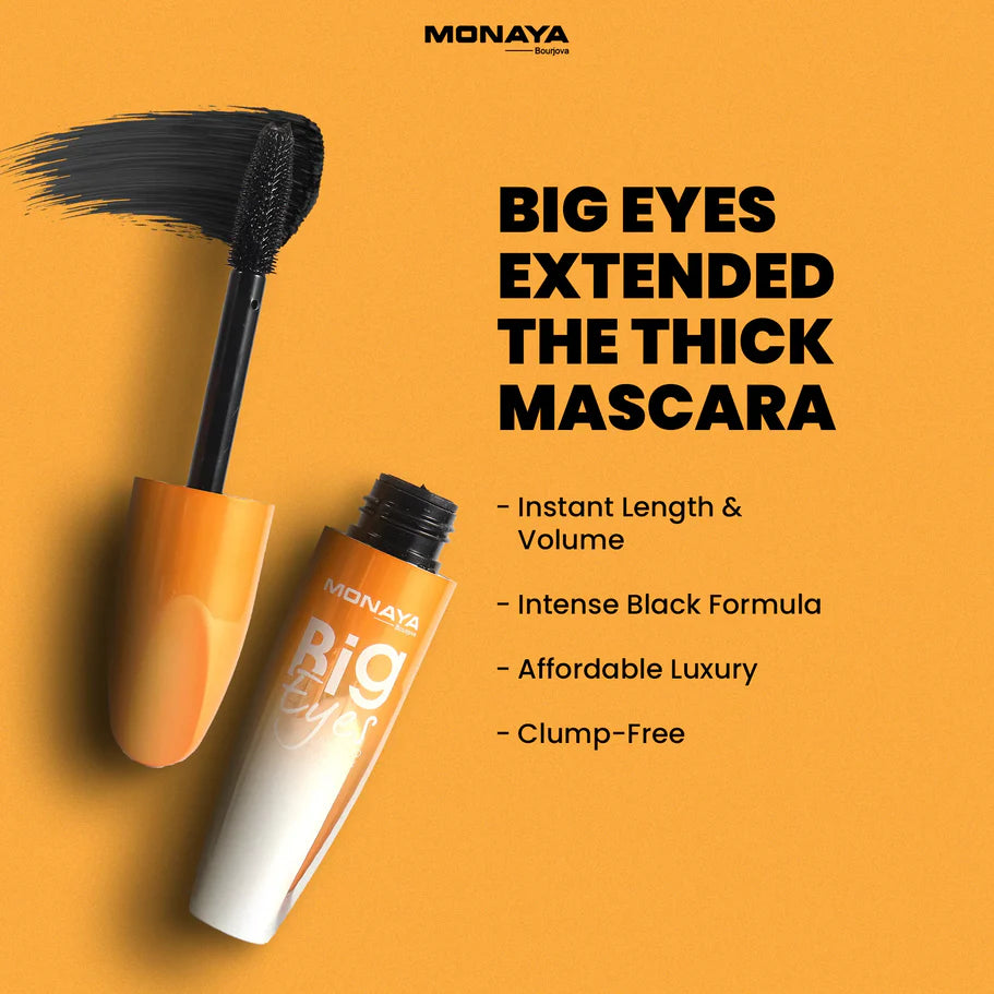 Big Eyes Volumizing & Lengthening Mascara, 13ml -M010