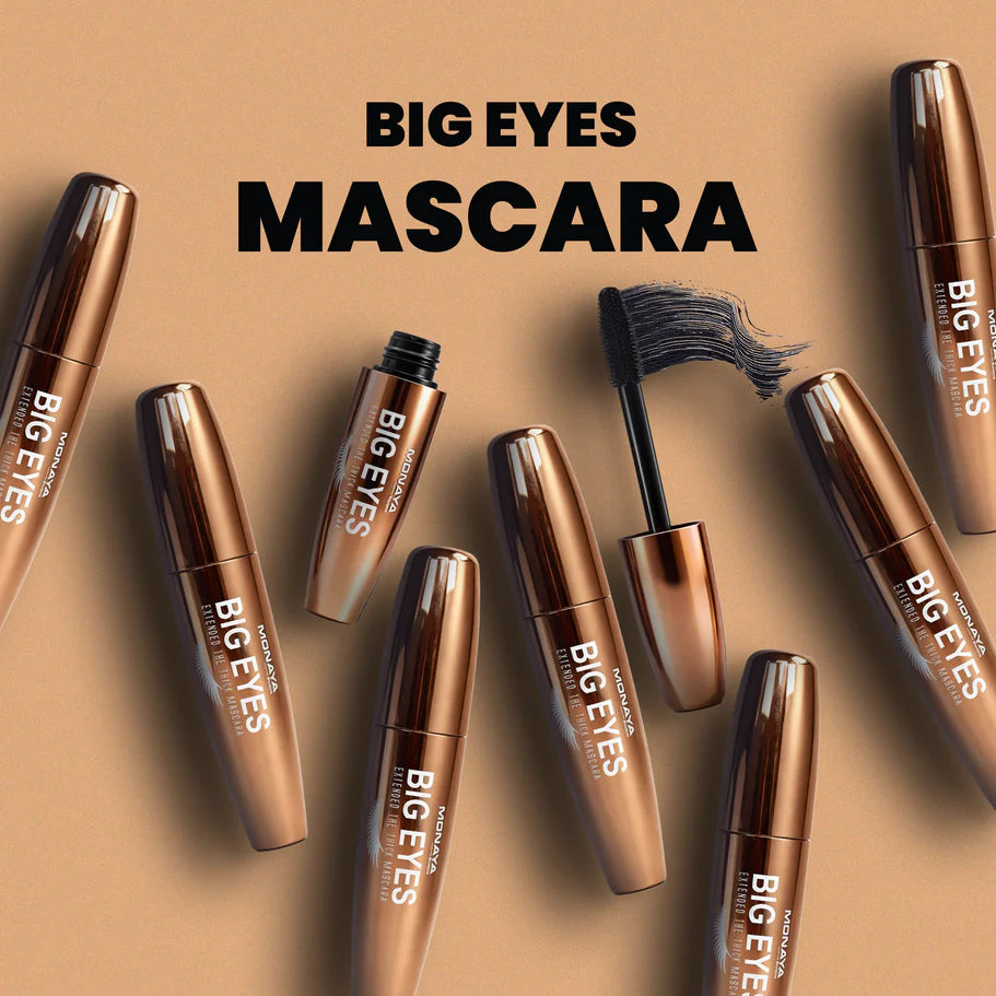 Big Eyes Thick Mascara, Volumizing & Lengthening, 13ml - M011