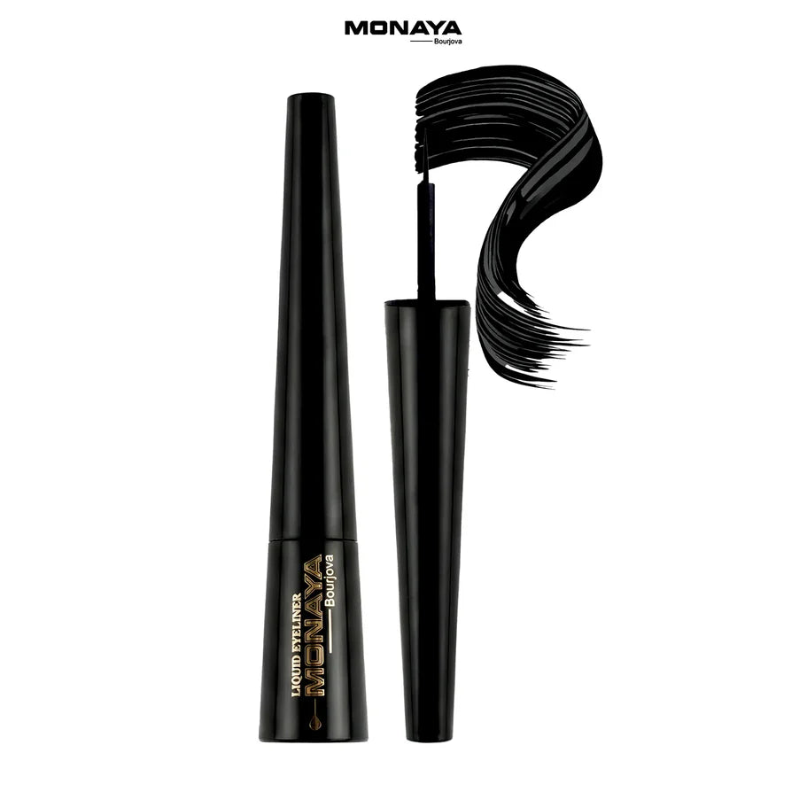 Waterproof Black Liquid Eyeliner – Intense Black, Long-Lasting, Precision Tip - N001