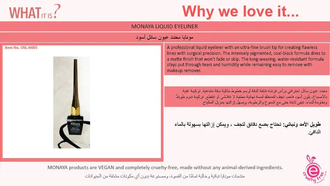 Liquid Eyeliner, Long-Lasting, Smudge-Proof & Transfer-Resistant(N101#) - N005