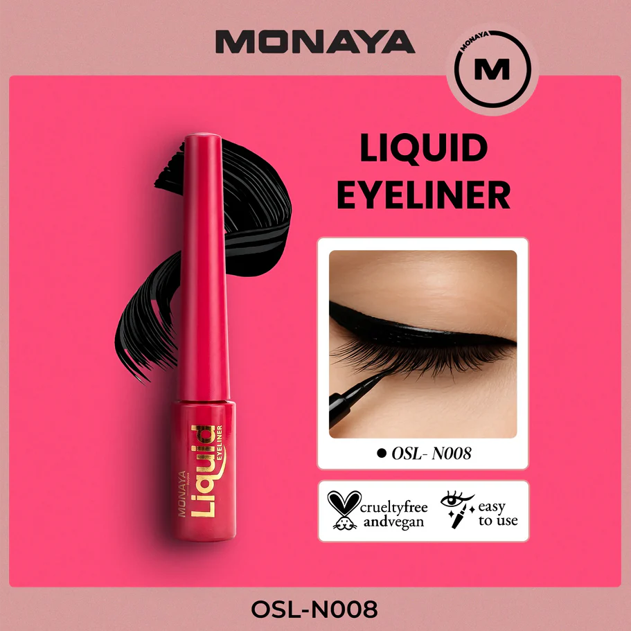 Liquid Eyeliner, All-Day Satin Finish, Smudge-Proof & Transfer-Resistant (N101#) - N008