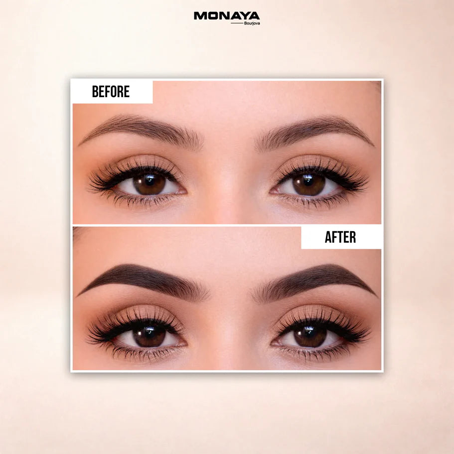Eyebrow Powder - Soft and Natural Eyebrow Powder, Compact Size - W002