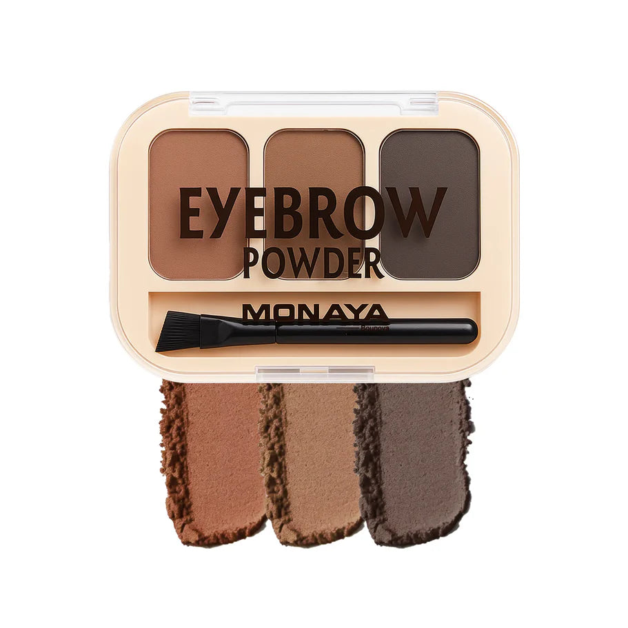 Eyebrow Powder - Soft and Natural Eyebrow Powder, Compact Size - W002