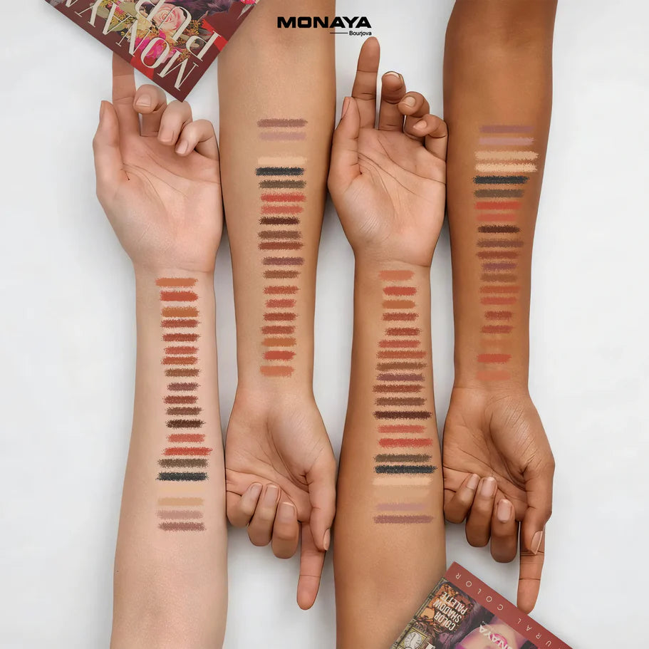 Pure Color Eyeshadow Palette, Highly Pigmented & Long-Lasting - 20 Shades - Y001