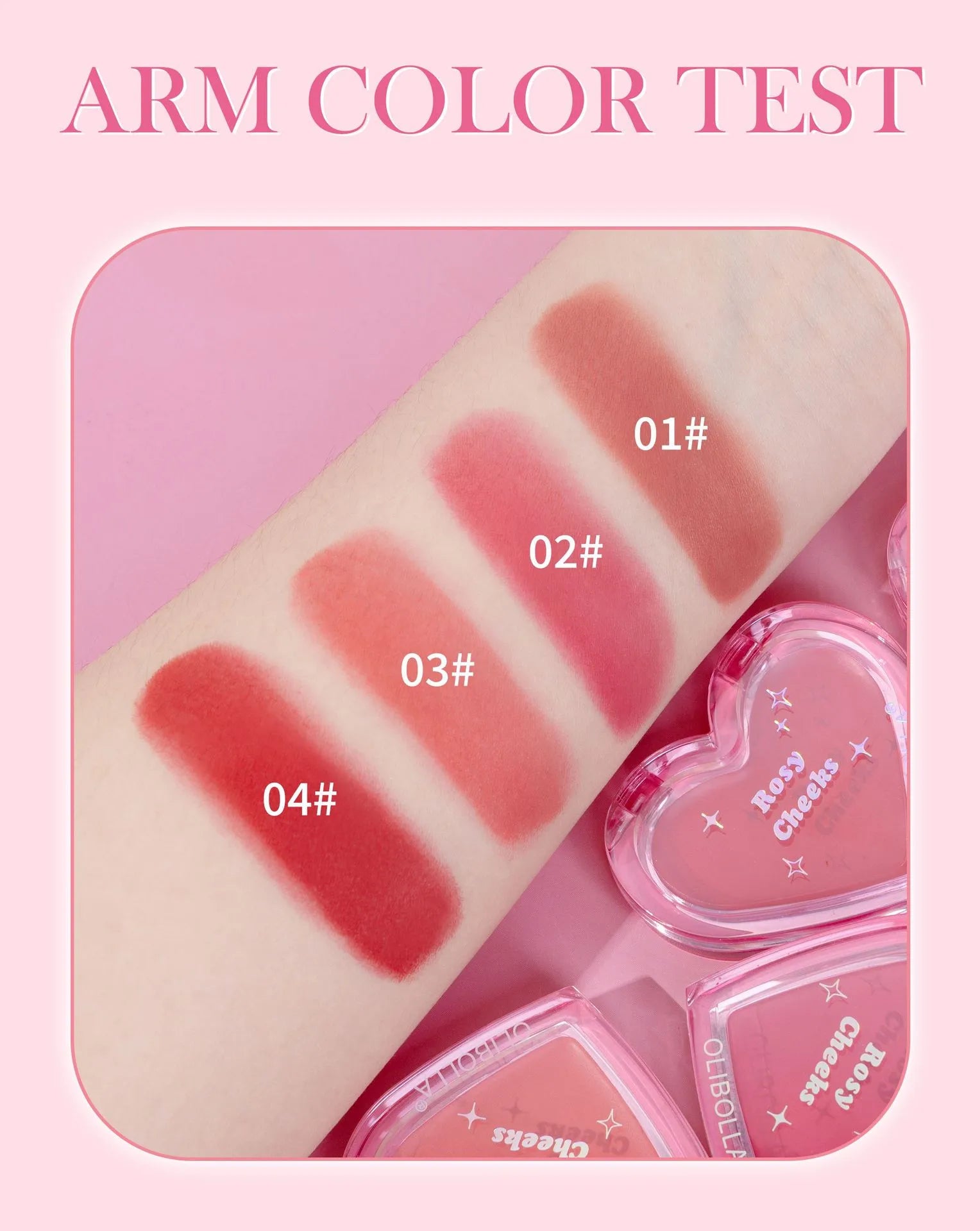Olibolla Rosy Cheeks Blush (All Colors Set)