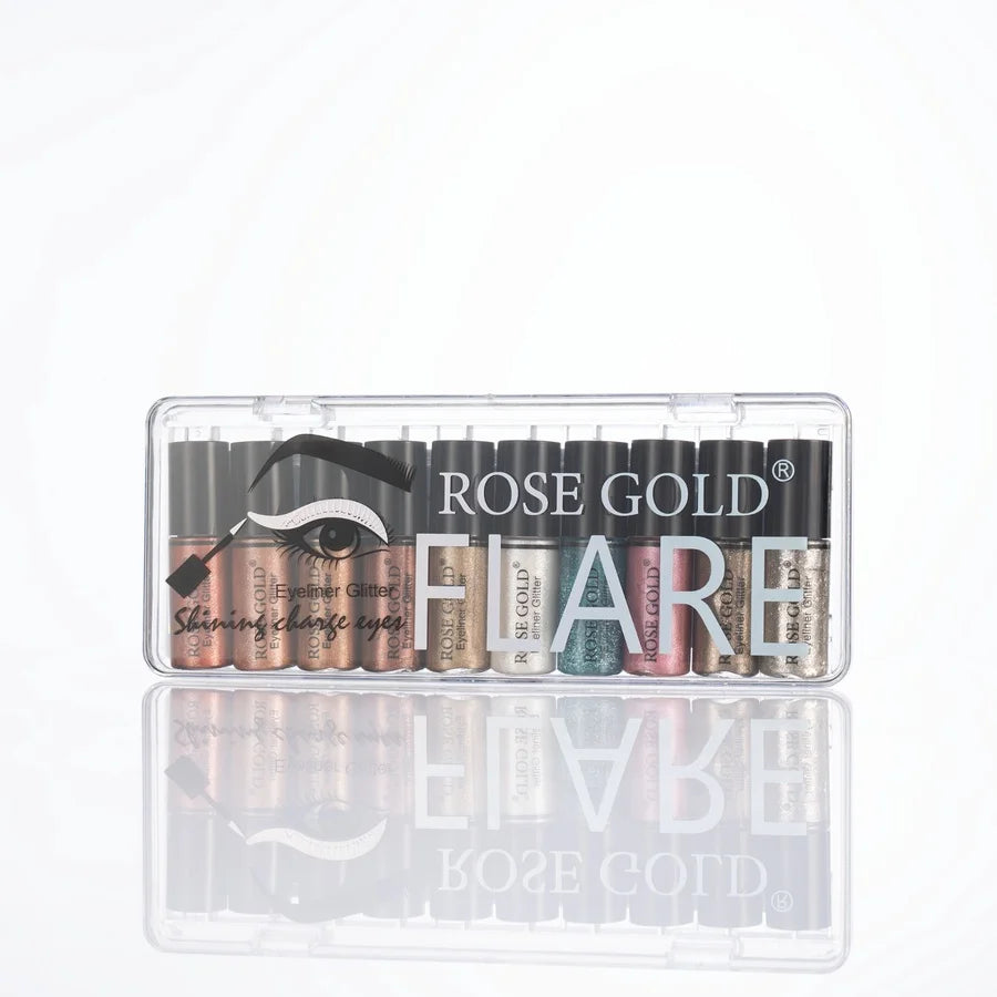 Rose Gold - Glitter eyeliner set (RG-118)
