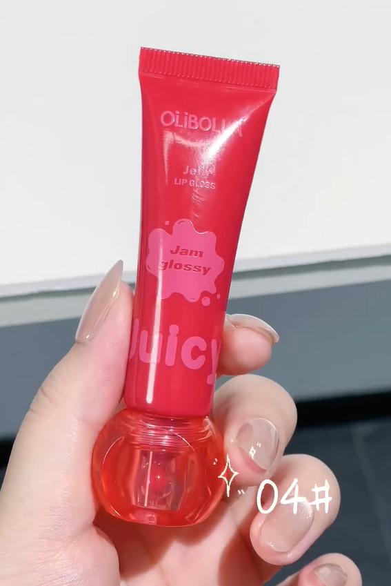 Olibolla - jelly lip gloss in a jam glossy shade
