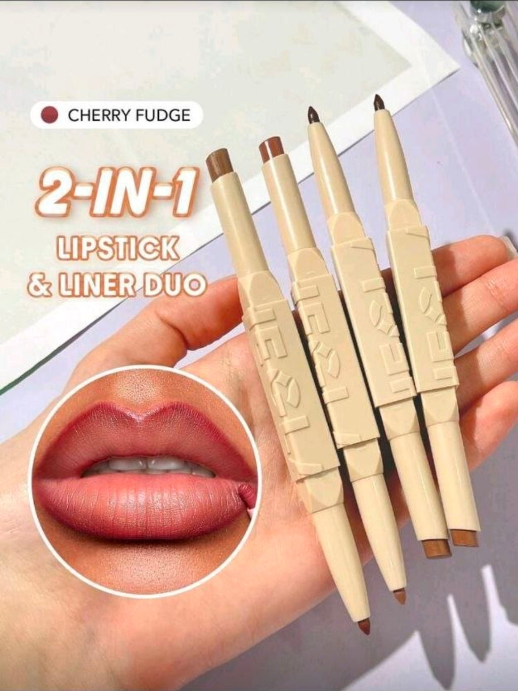 Sheglam - Lipstick and liner duo 2-in-1