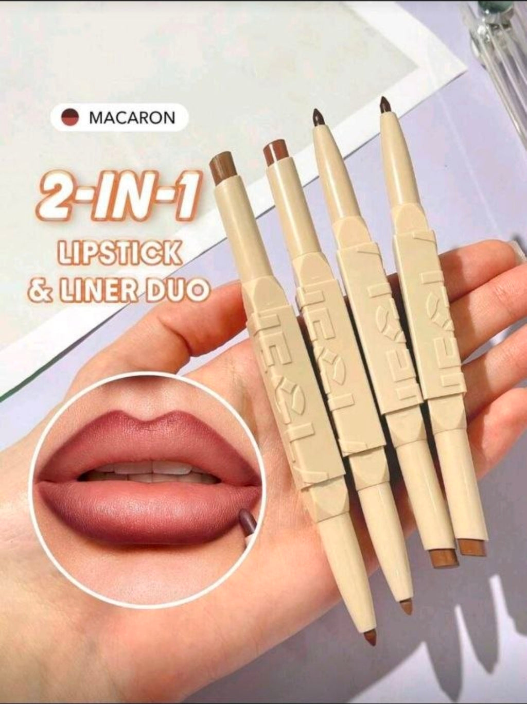 Sheglam - Lipstick and liner duo 2-in-1