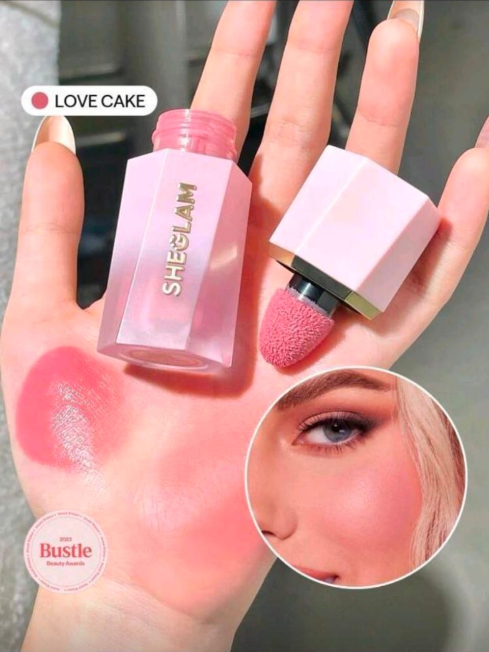 Sheglam - Color Bloom Liquid Blush with a matte finish.