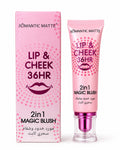 Romantic Matte - Lip & Cheek 36HR 2 in 1 Magic Blush