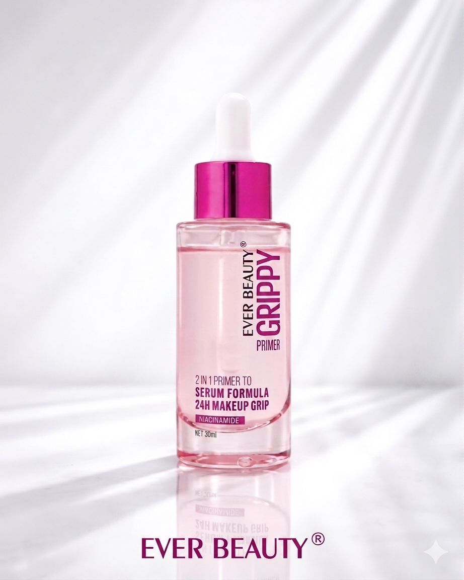 Ever Beauty - Grippy Primer 30ml | 2-in-1 Serum Primer | 24H Makeup