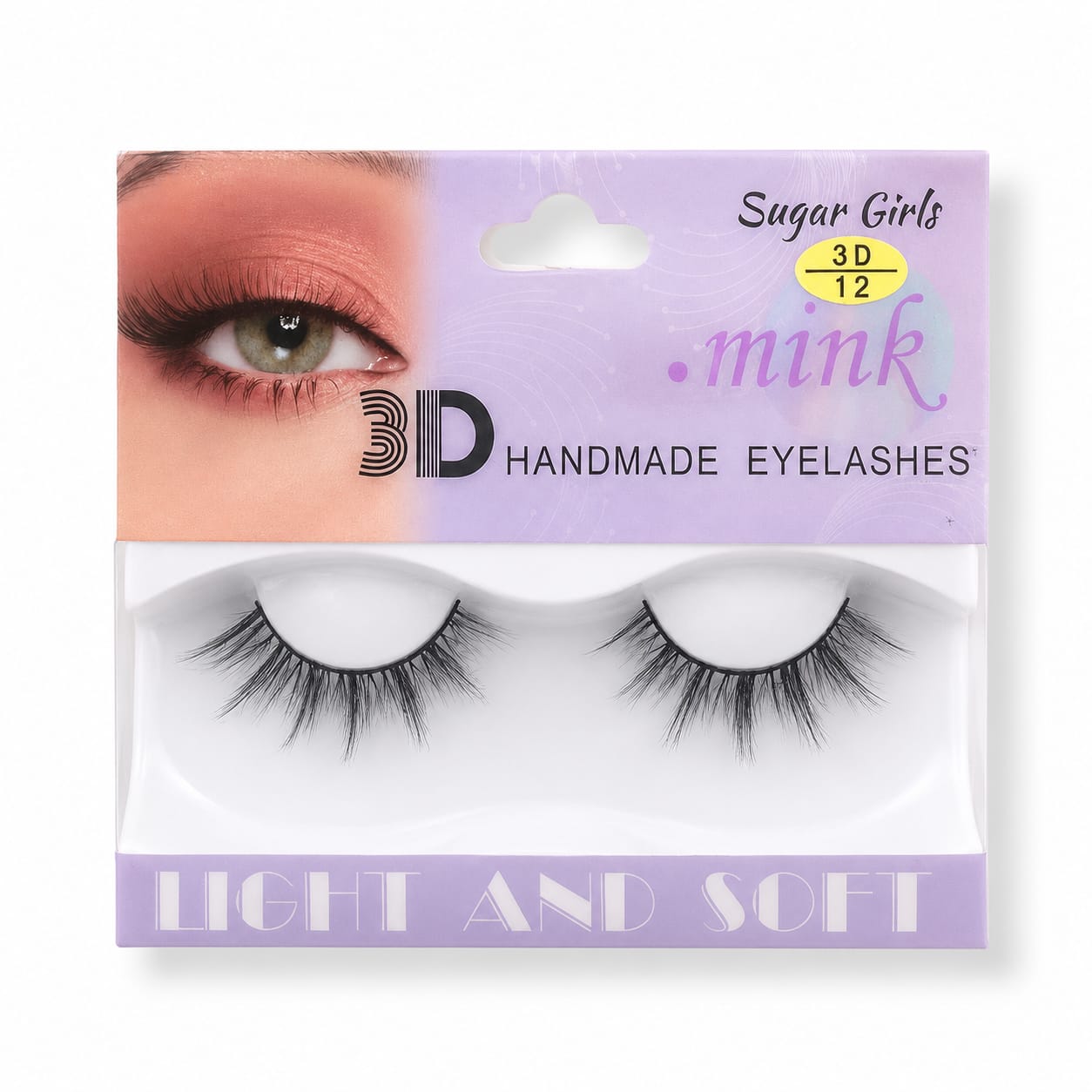 Sugar Girls - Mink 3D Handmade Eyelashes - 3D/12