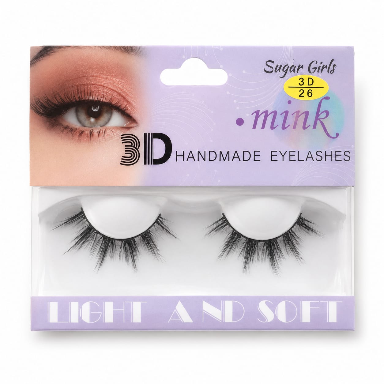 Sugar Girls - Mink 3D Handmade Eyelashes - 3D/26