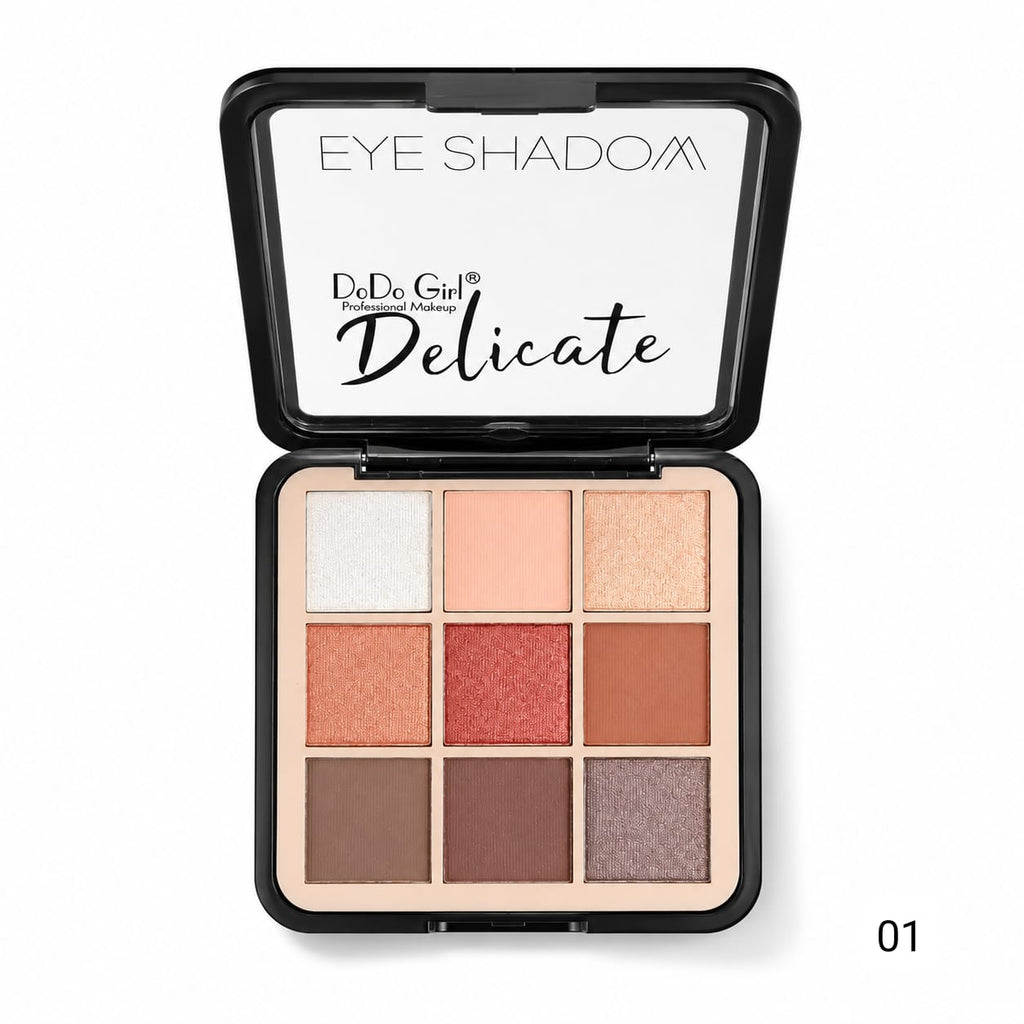 Dodo Girl Delicate Eyeshadow Palette 9 Shades