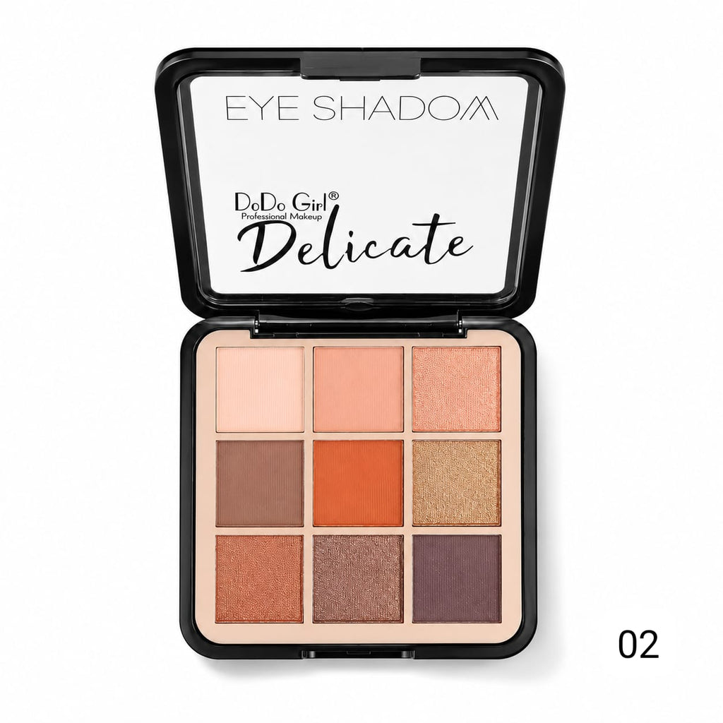 Dodo Girl Delicate Eyeshadow Palette 9 Shades