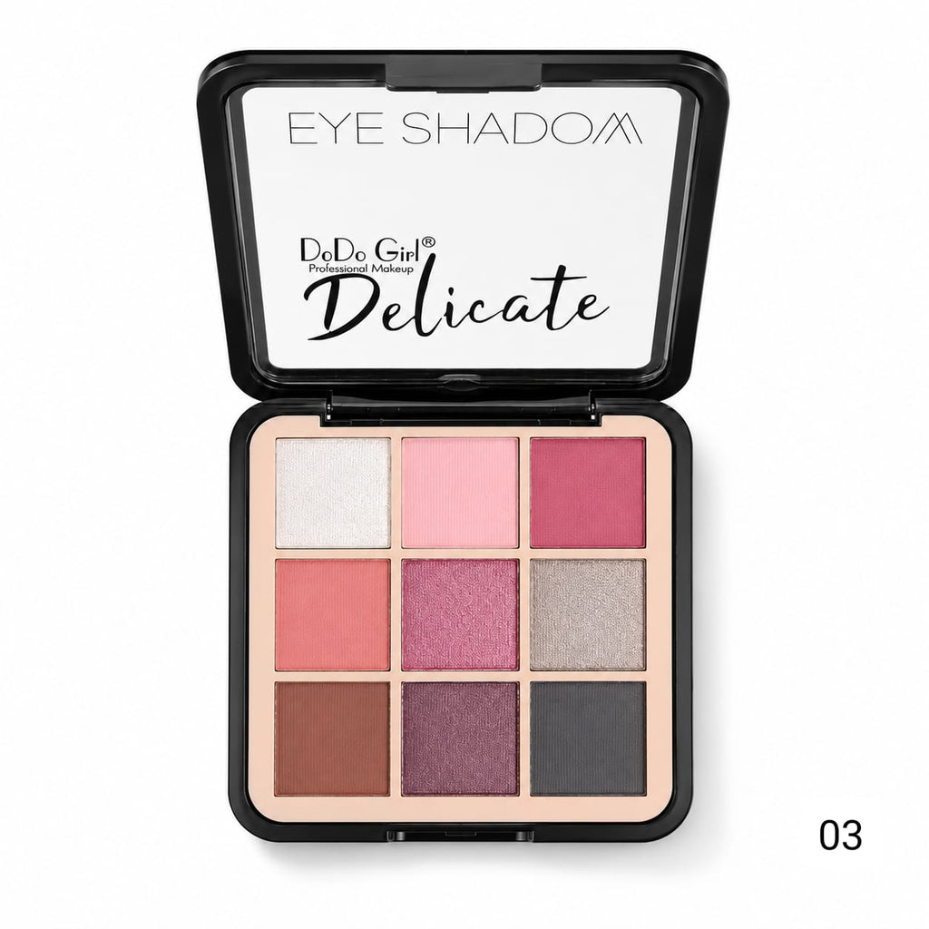 Dodo Girl Delicate Eyeshadow Palette 9 Shades