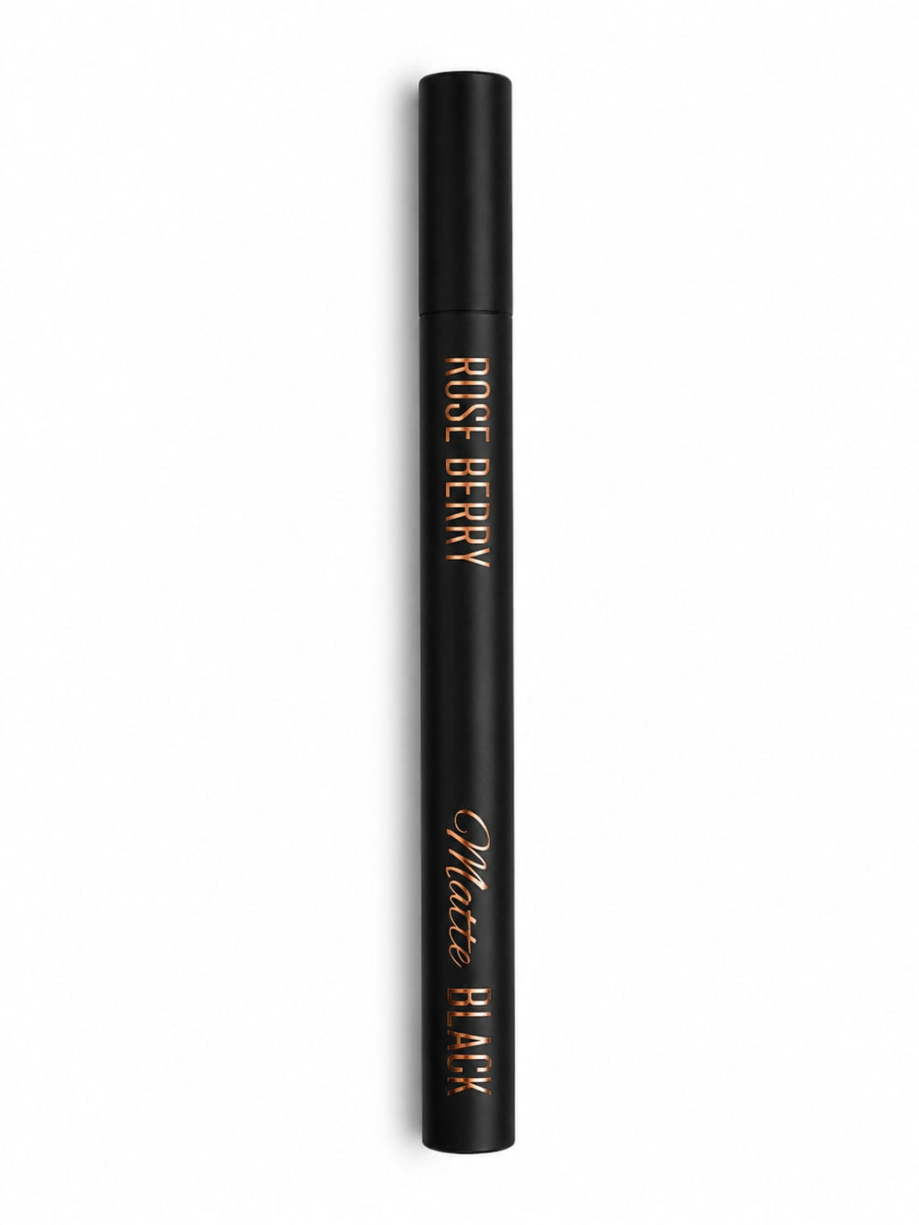 Rose Berry Matte Black makeup product packaging