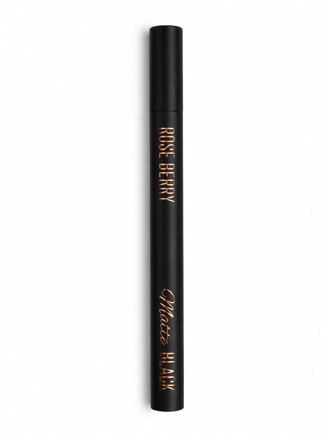 Rose Berry Matte Black makeup product packaging