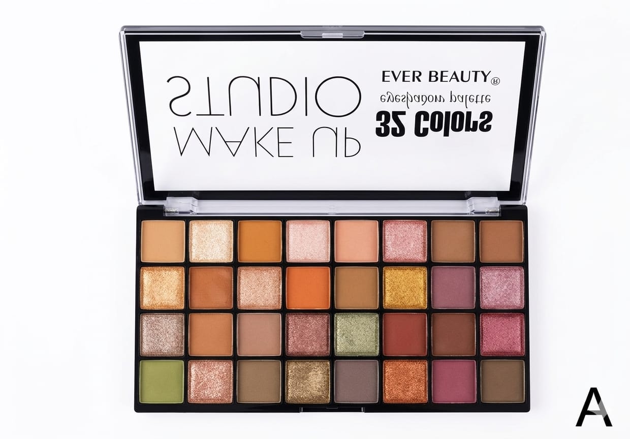 Ever Beauty 32 Colors Eyeshadow Palette shade colors